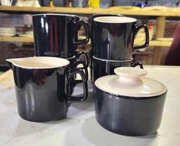 Coffee Cups, Sugar Bowl, and Creamer Dish $2 STS