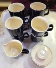 Coffee Cups, Sugar Bowl, and Creamer Dish $2 STS