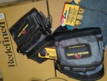 Box Lot of 2 MagnoGrip 9-Pocket Magnetic Maintenance Tool Pouch and Assortment of Work Gloves, What