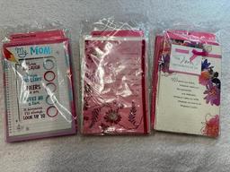 Mothers Day Cards- 3 packs of 4= 12 Total