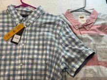 2 Mens Short Sleeve XL Tops- NEW