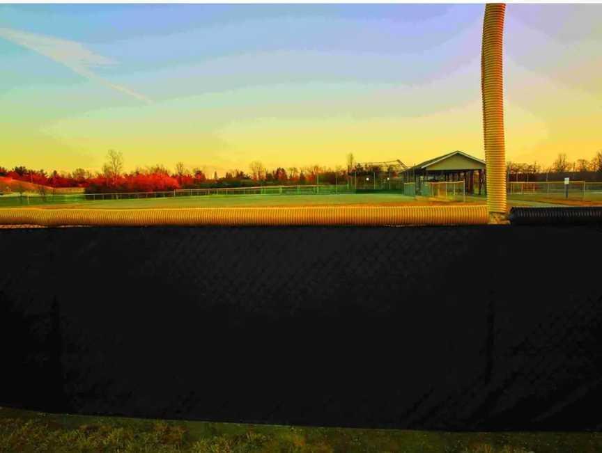 68 in. x 50 ft. Black Mesh Fabric Privacy Fence Screen with Integrated Button Hole, Retail Price