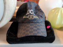 (BR2) IMITATION GUCCI HAT AND CHANEL BAG.