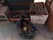 (BR2) LARGE LOT OF VINTAGE/ANTIQUE RADIO CYLINDERS, SOME WITH ORIGINAL BOXES.