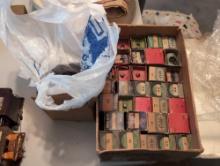 (BR2) (2) BOXES OF VINTAGE GLASS RADIO TUBES TO INCLUDE TUNG-SOL, KEN-RAO, NATIONAL UNION, RCA,