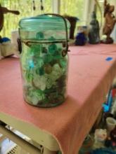 Jar with Marbles $1 STS