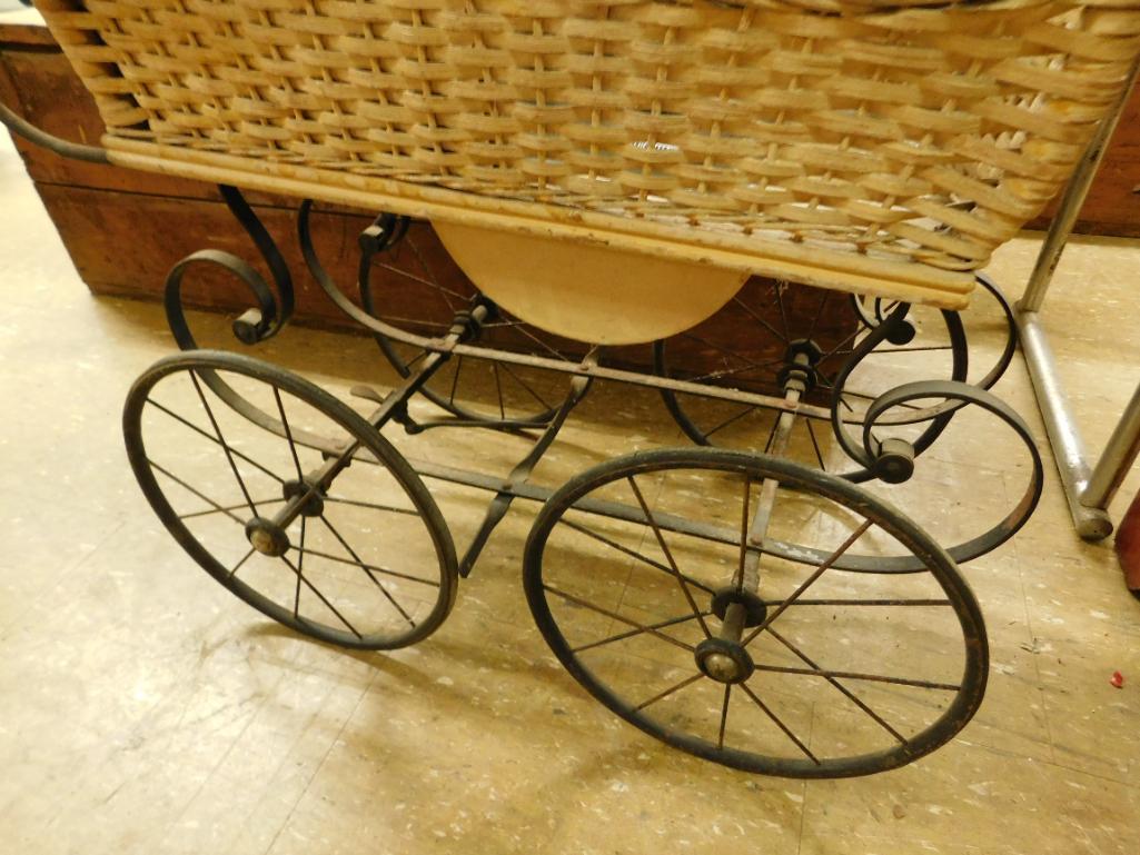 Wicker Doll Carriage