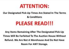 DO NOT BID!!! FOR INFORMATION ONLY