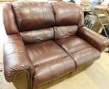 Lane Leather Loveseat- Recliner