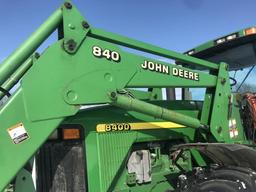 '01 John Deere 8400 Tractor w/ 840 JD Loader