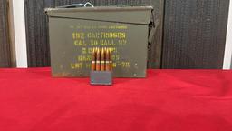 192 Rounds 30-06 Ammo on M1 Garand Clips