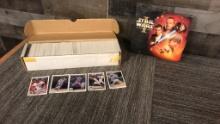 STAR WARS EPISODE 1 COLLECTORS VHS & BASEBALL CARD