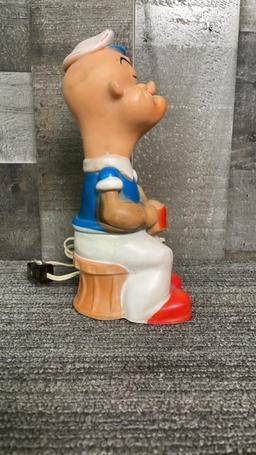 1950s POPEYE SQUEAKY TOY NIGHT LIGHT