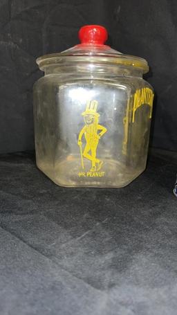 PLANTERS PEANUTS CANISTER JAR & CHOPPER