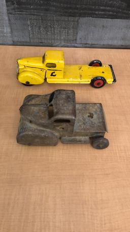 ANTIQUE PRESSED STEEL TRUCKS