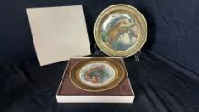 PICKARD CHINA JAMES LOCKHART WILDLIFE DECOR PLATES