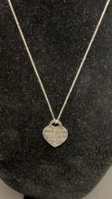 TIFFANNY & CO. STERLING "I LOVE YOU" NECKLACE  6G