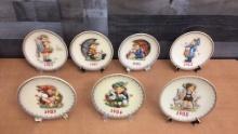 M.I. HUMMEL 1980s ANNUAL DECOR PLATES