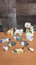 PORCELAIN CAT FIGURINES: NATURE'S HERTIAGE & MORE