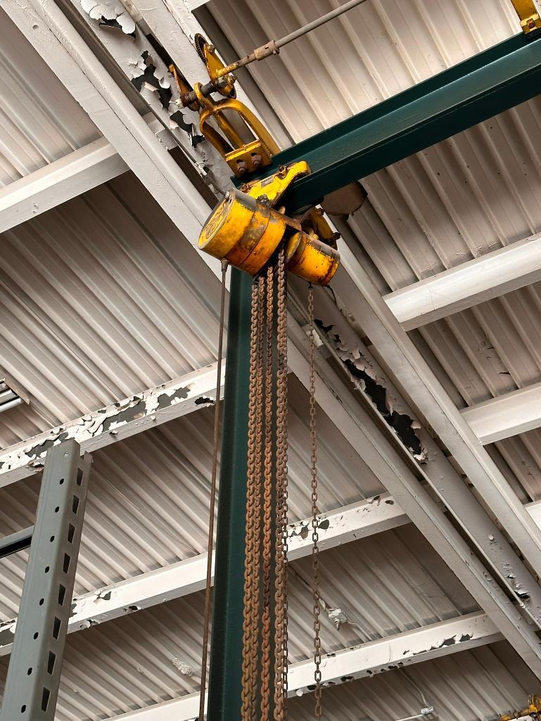 2-Ton I-Beam Chain Hoist w/ Trolley and Beam