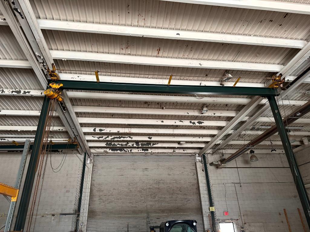 2-Ton I-Beam Chain Hoist w/ Trolley and Beam