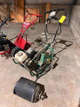 Lot of 3, Older Packer As-Is, Pair of Rear Tine Tillers, Also As-is