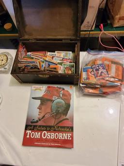"A Salute to Nebraska's Tom Osborne" & Assorted Baseball Cards