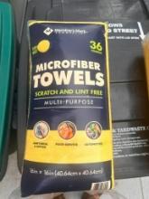 New in Package, 36 Count, 16in x 16in Multi-Purpose Microfiber Towels