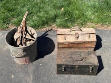 Old Tools and Tool Boxes