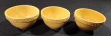 Three Matching Sorrento Signature Bowls, Microwave/Dishwasher Safe