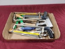 Assorted Tools; Hack Saws, Stapler, etc