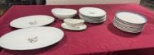 Noritake China 5605 Margot Serving Set & Pfaltzgraff Dishes