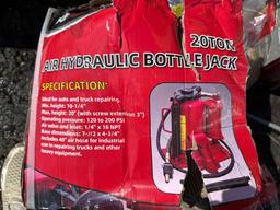 NEW 20 TON AIR HYDRAULIC BOTTLE JACK NEW SUPPORT EQUIPMENT