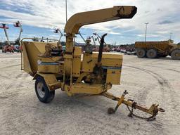 VERMEER BC1250 WOOD CHIPPER VN:1005137 powered by Perkins diesel engine, equipped with 12in.