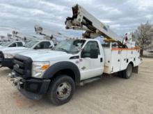 2012 FORD F550 BUCKET TRUCK VN:A99053...4x4, powered by 6.7L diesel engine, equipped with automatic
