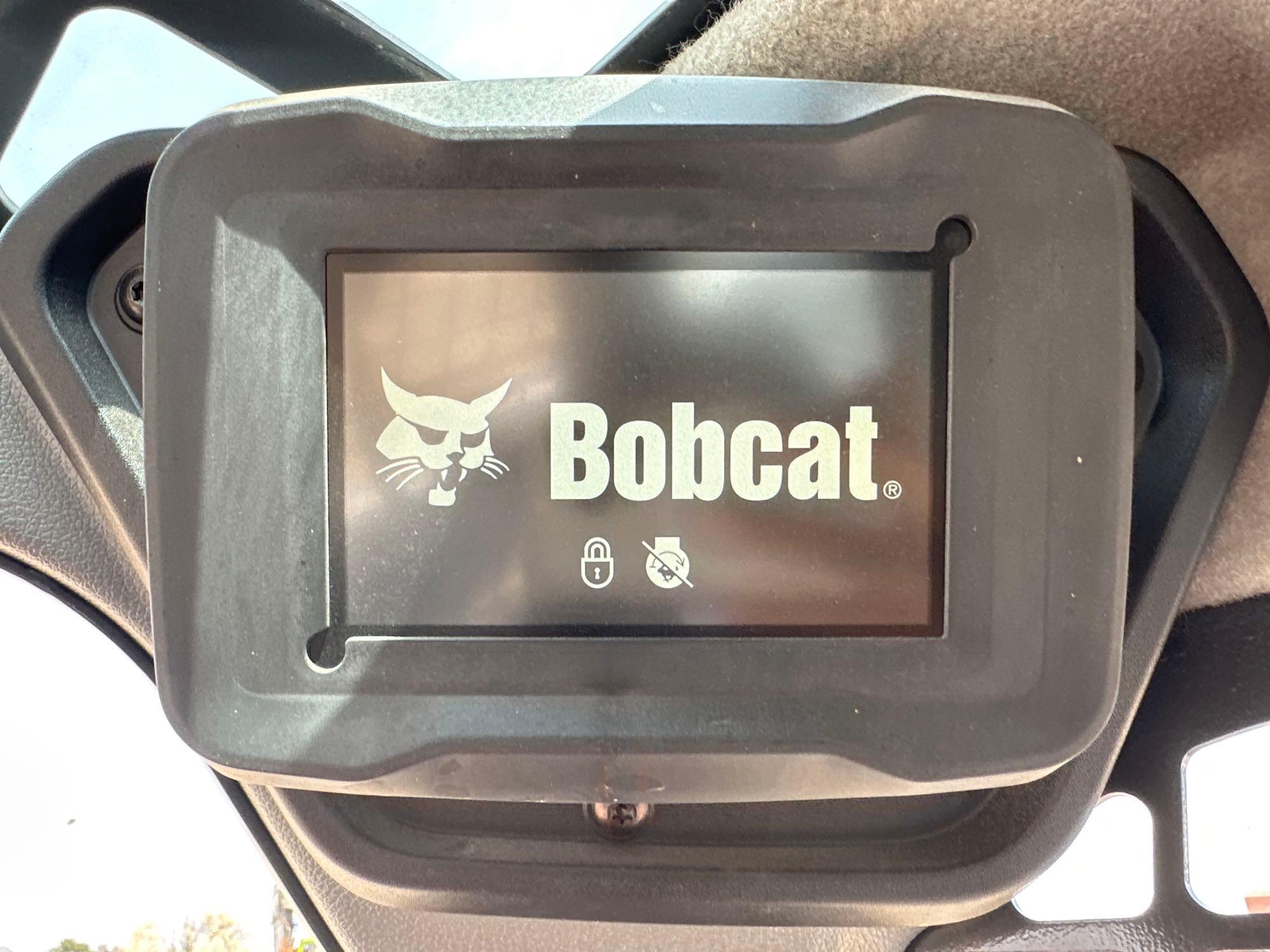 2023 BOBCAT T64 RUBBER TRACKED SKID STEER SN-19577 powered by diesel engine, equipped with rollcage,