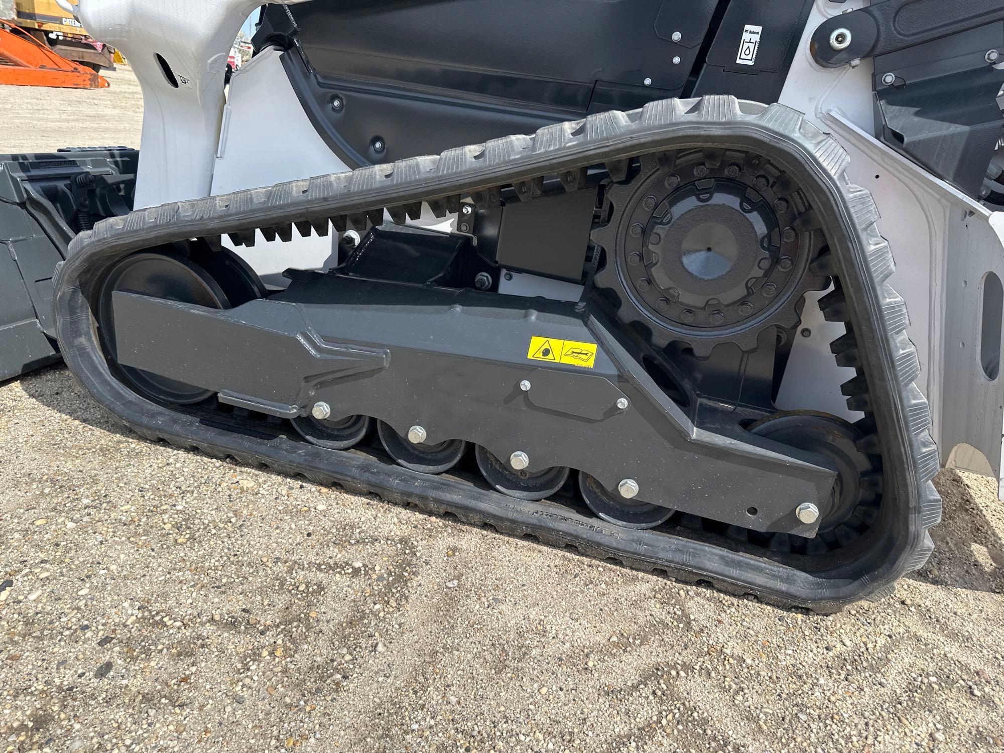 2023 BOBCAT T64 RUBBER TRACKED SKID STEER SN-19577 powered by diesel engine, equipped with rollcage,