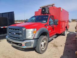 2012 FORD F550 SERVICE TRUCK VN:1FDUF5GT1CEB93114 powered by diesel engine, equipped with automatic