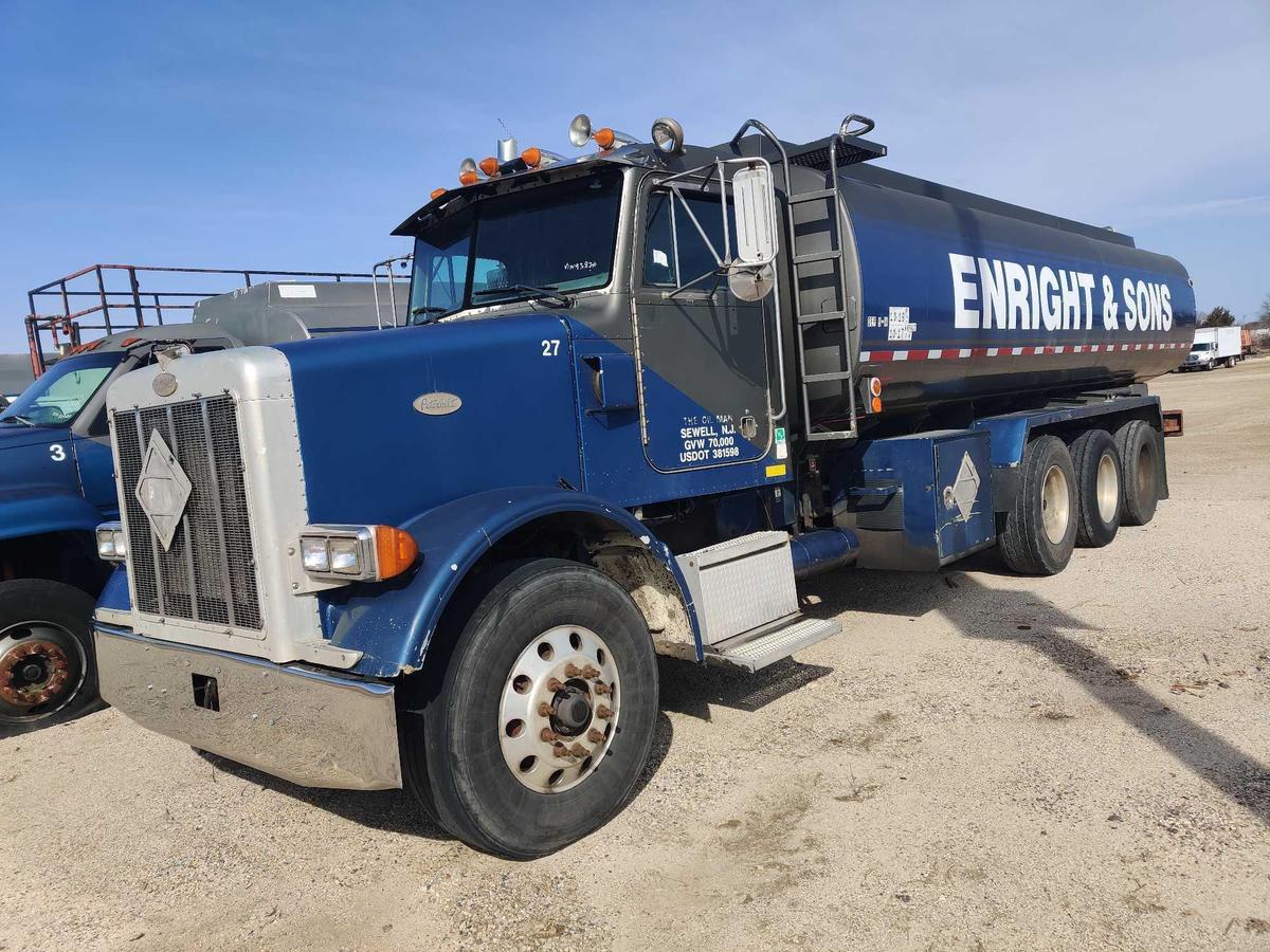 1996 PETERBILT FUEL TRUCK VN:1XPAXEOXOTN398326 powered by rebuilt Cat 3176B diesel engine, equipped