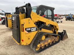 2015 CAT 259D RUBBER TRACKED SKID STEER SN:FTL01582 powered by Cat diesel engine, equipped with