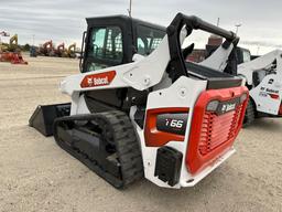 2022 BOBCAT T66 RUBBER TRACKED SKID STEER SN-22790 powered by diesel engine, 74hp, equipped with