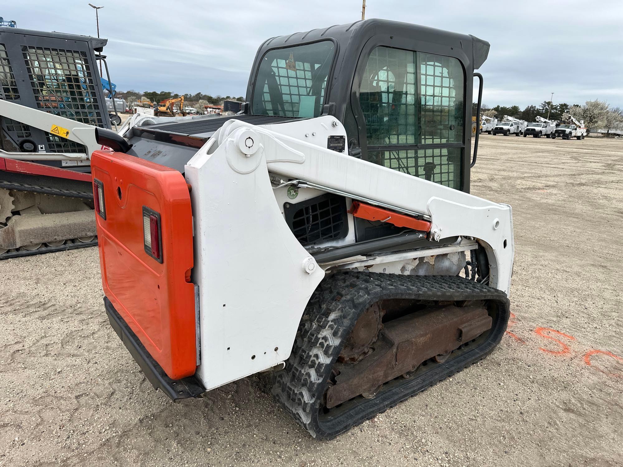 2016 BOBCAT T450 RUBBER TRACKED SKID STEER SN:AUVP12884 powered by diesel engine, equipped with