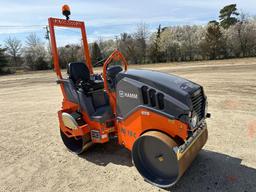 NEW UNUSED HAMM HD10CVV ASPHALT ROLLER SN:02470 powered by diesel engine, equipped with OROPS, 36in.