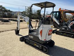 2023 BOBCAT E20 HYDRAULIC EXCAVATOR powered by diesel engine, equipped with OROPS, front blade,