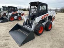 2023 BOBCAT S62 SKID STEER powered by diesel engine, equipped with rollcage, auxiliary hydraulics,