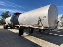 1989 FRUEHAUF ASPHALT TANKER TRAILER VN:43716 equipped with 7,500 gallon tank, triaxle.... BOS ONLY 