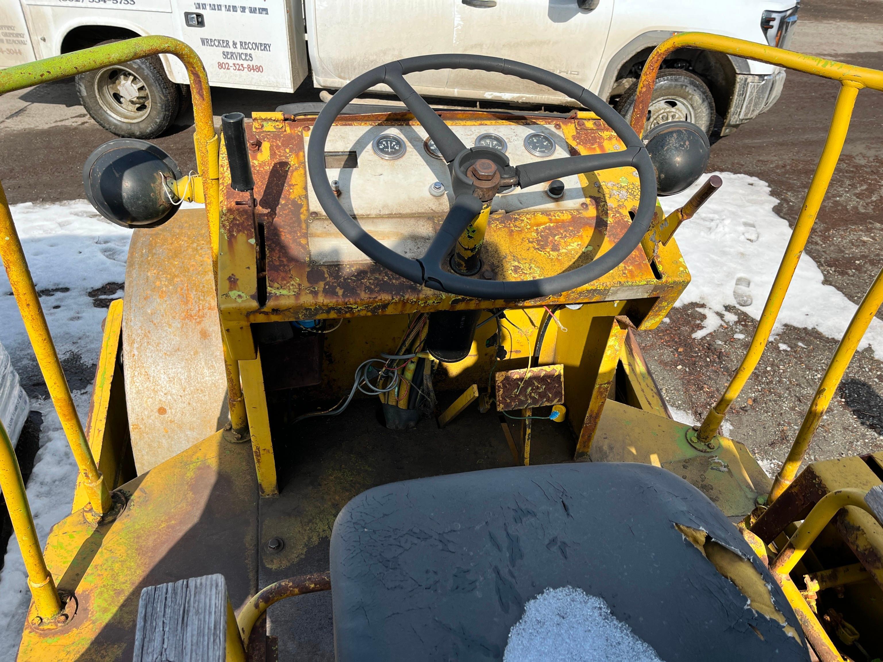 RAYGO 320A VIBRATORY ROLLER powered by Detroit diesel engine, equipped with 60in. Smooth drum,