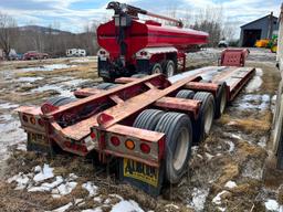 1999 FONTAINE SPECIALIZED TH55-FLD DETACHABLE GOOSENECK TRAILER VN:4EE485239X3508448 equipped with