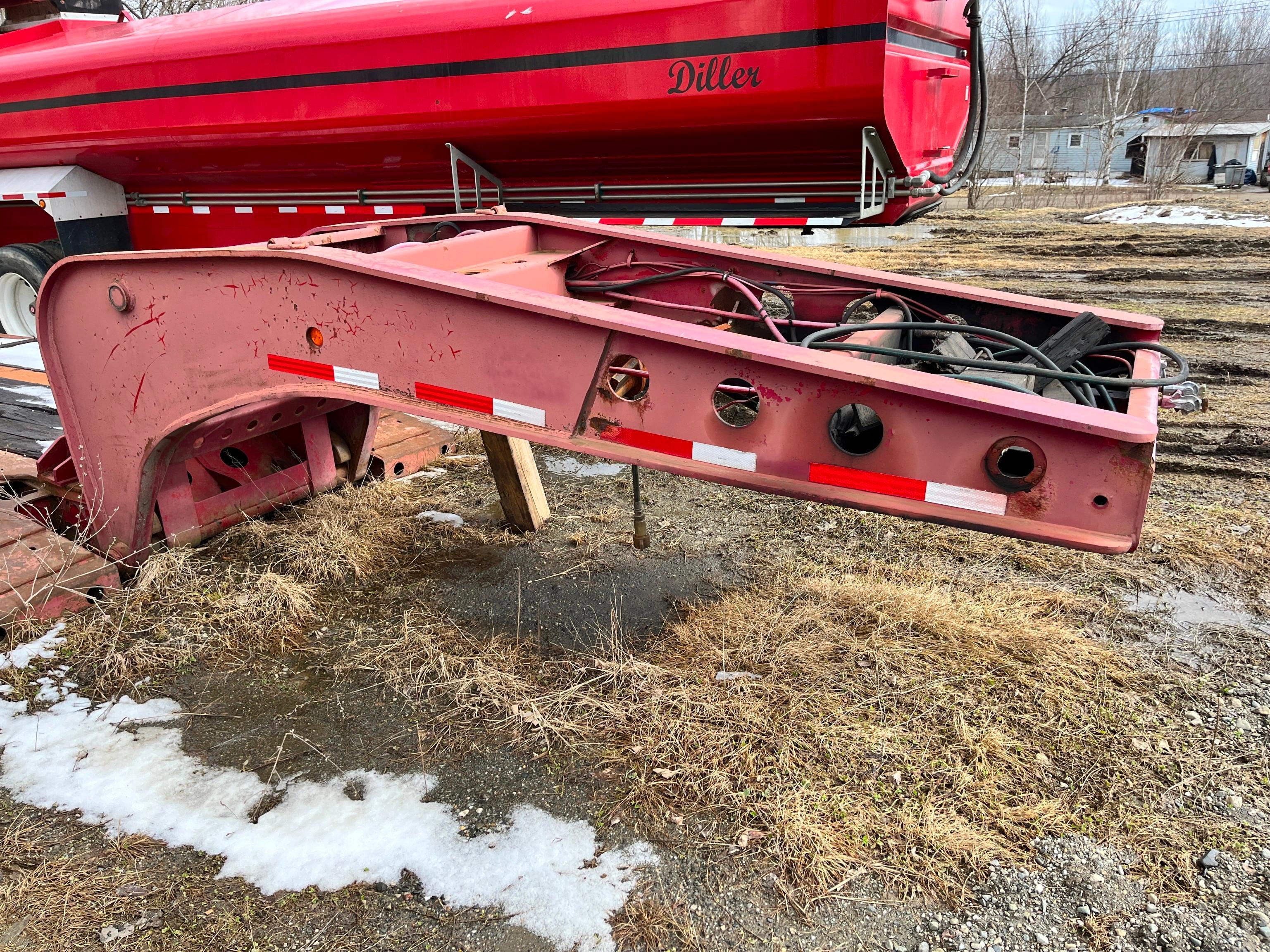 1999 FONTAINE SPECIALIZED TH55-FLD DETACHABLE GOOSENECK TRAILER VN:4EE485239X3508448 equipped with