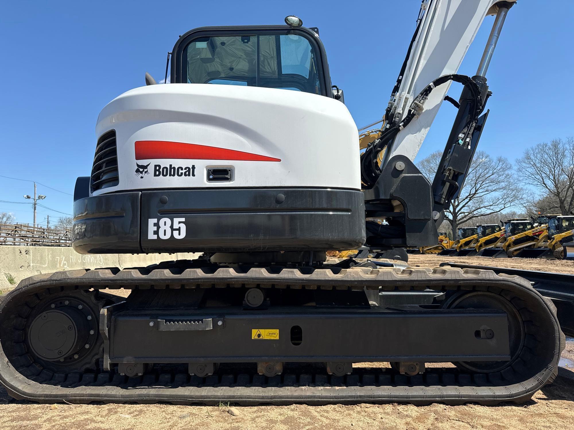 NEW UNUSED 2023 BOBCAT E85 HYDRAULIC EXCAVATOR... SN-15007 powered by diesel engine, equipped with